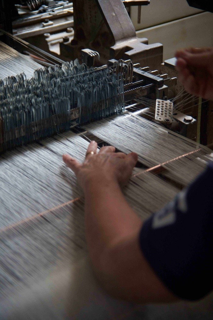Instalaciones textiles con telares industriales